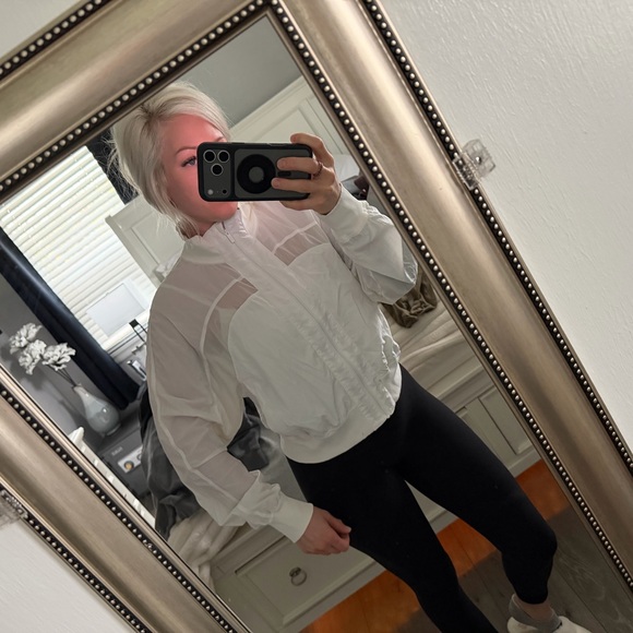 lululemon athletica White Bomber Jacket - Picture 4 of 5